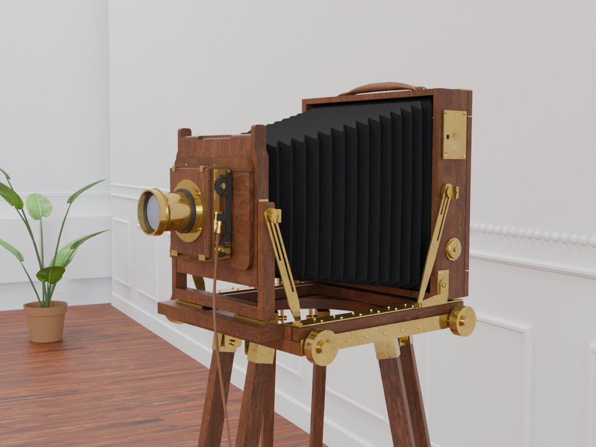 蛇腹式カメラ フォールディングカメラVRC対応装飾用品～アンティーク